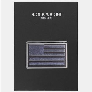 Coach American Flag Pin
